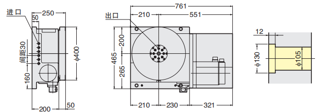 機床數控分度轉臺